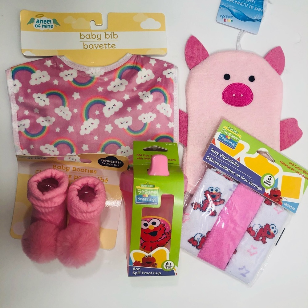 Pink Baby Beginnings - 5 items